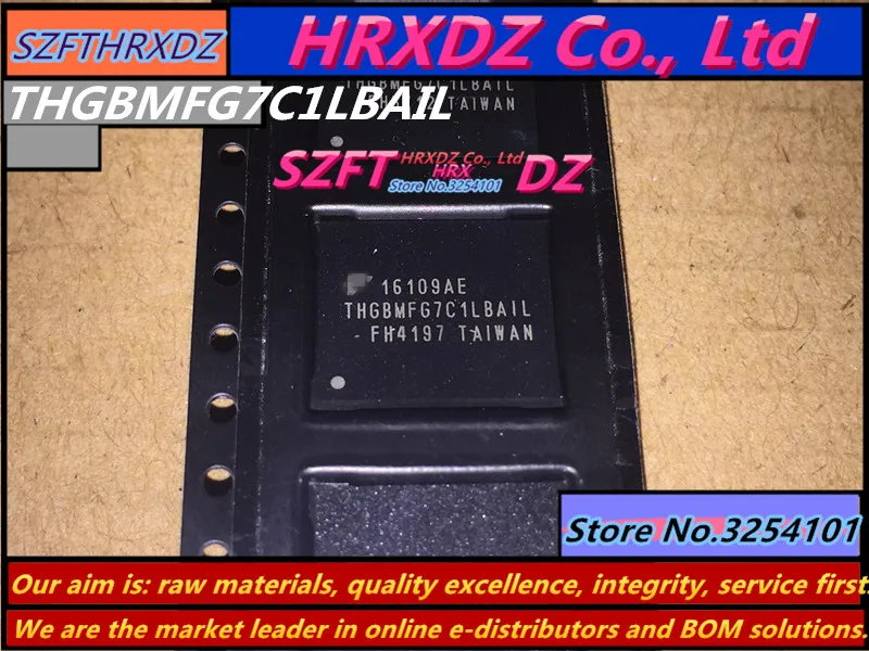 SZFTHRXDZ 100% Новый оригинальный 2 шт. 5 10 THGBMFG7C1LBAIL EMMC BGA THGBMFG7C1LBA1L|Соединители| |