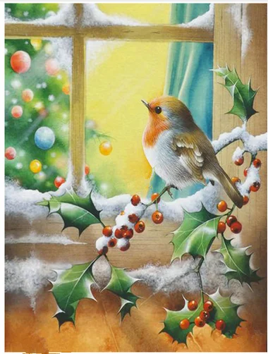 Full diamond embroidery Circular diy drawing animal bird painting cross stitch crystal sets decorative | Дом и сад