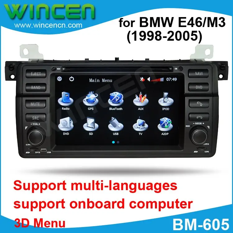 7" Car DVD GPS Player for BMW E46 M3 with 3D Menu multi-languages High Quality Free Shipping+Free Card Map | Автомобили и