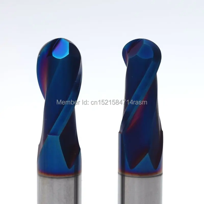 Твердосплавная сферическая Концевая фреза KLOT HRC65 Naco R0.5mm-R10mm 2-Flute CNC | Инструменты