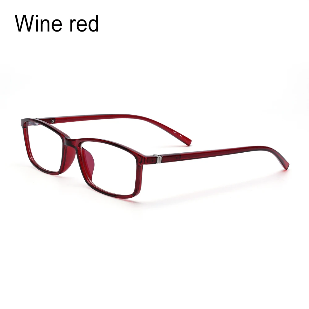 Wine Red Модные унисекс Ультра-светильник, анти-голубые лучи, очки для чтения, UV400, радиационные очки, компьютерные очки, игровые очки - Цвет оправы: Wine Red