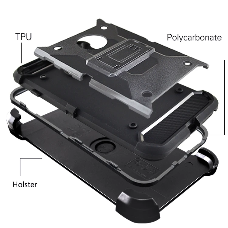 Корпус и кобура Чехол супер тонкий корпус со встроенной подставкой + Поворотный