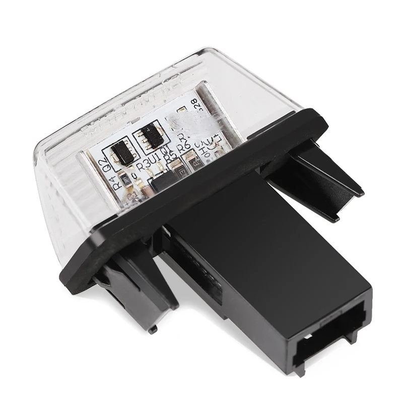 Автомобильный светодиодный номерной знак 1 пара задний фонарь белый свет 6000K без