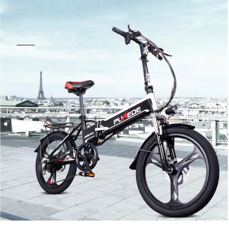 Электрический велосипед 20 дюймов алюминиевый складной электрический велосипед 500 Вт Мощный e велосипед 48V12A литиевая батарея город/Снег велосипед Горный ebike