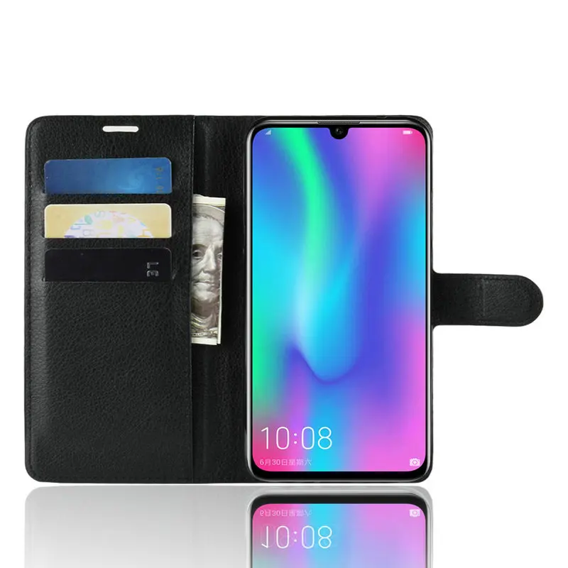 Для Huawei Honor 10 Lite HRY LX2 Чехол бумажник для телефона P Smart 2019 Plus + кожаный чехол
