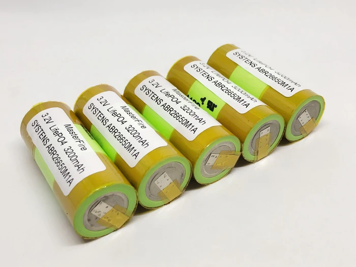 MasterFire Новый ANR26650M1A Батарея 3 2 V 15C lifepo4 клетки 26650 3200 mah Перезаряжаемые батареи с