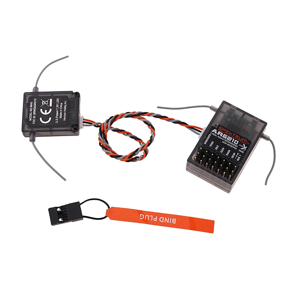 2,4 ГГц AR6210 6-канальный приемник DSM2 спектра Совместимость DX6I DX9 DX18