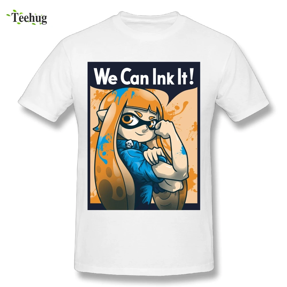 

Quality Men We Can Ink It Tee Shirt Round Neck Design T Shirt Splatoon t shirt Popular Fashion Tees Nice Camiseta