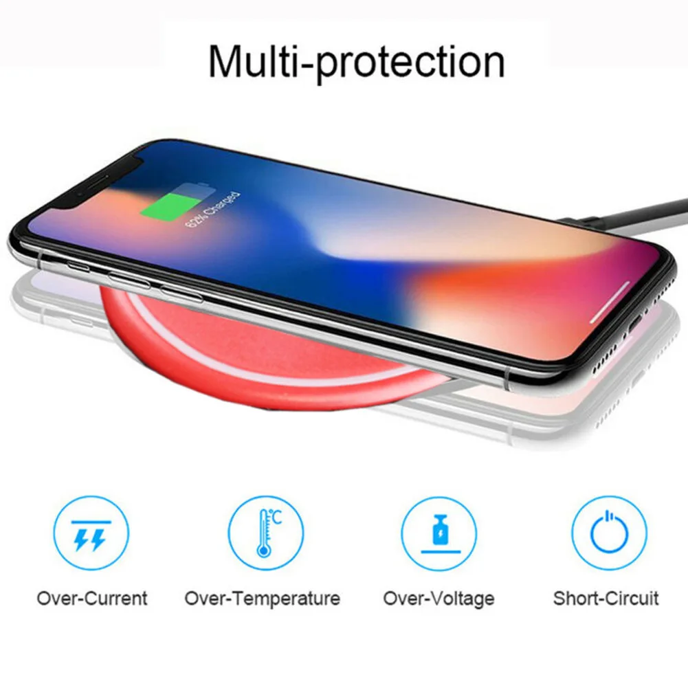 Mayround для huawei P30 Pro iPhone 8 XS XR samsung Galaxy S9 S10 Xiaomi Mi 9 M X 2 S 10 W Qi Беспроводное зарядное устройство для телефона Быстрая зарядка