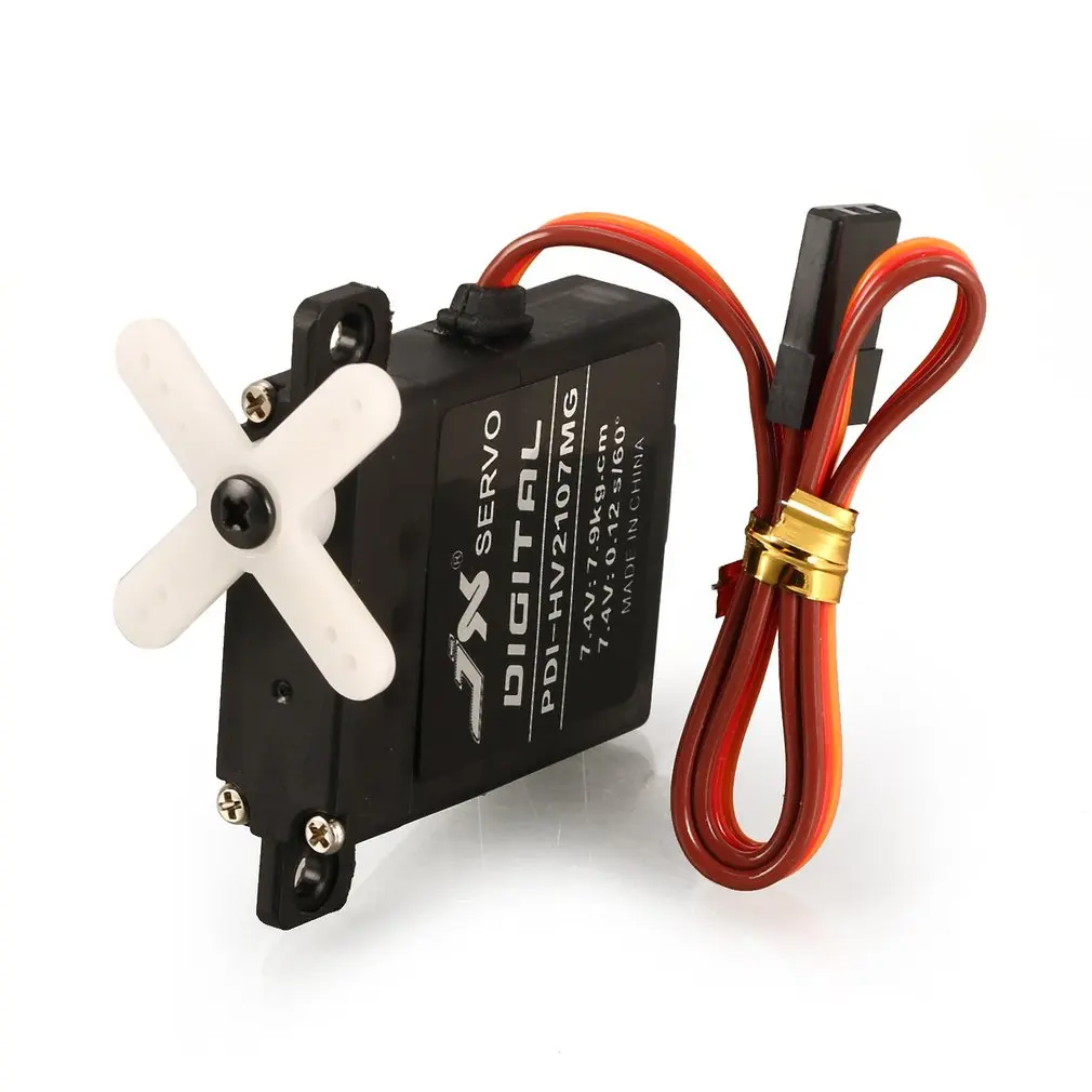 JX PDI HV2107MG 7 9 кг рулевой крутящий момент Мини цифровой металлический редуктор