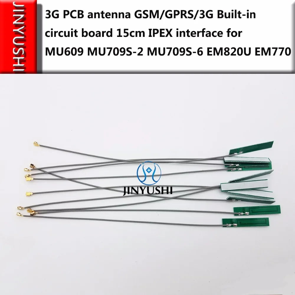 

Антенна JINYUSHI для печатной платы 3G, GSM/GPRS/3G, встроенная печатная плата 15 см, интерфейс IPEX для MU609, MU709S-2, MU709S-6, EM820U, EM770, 2 шт.