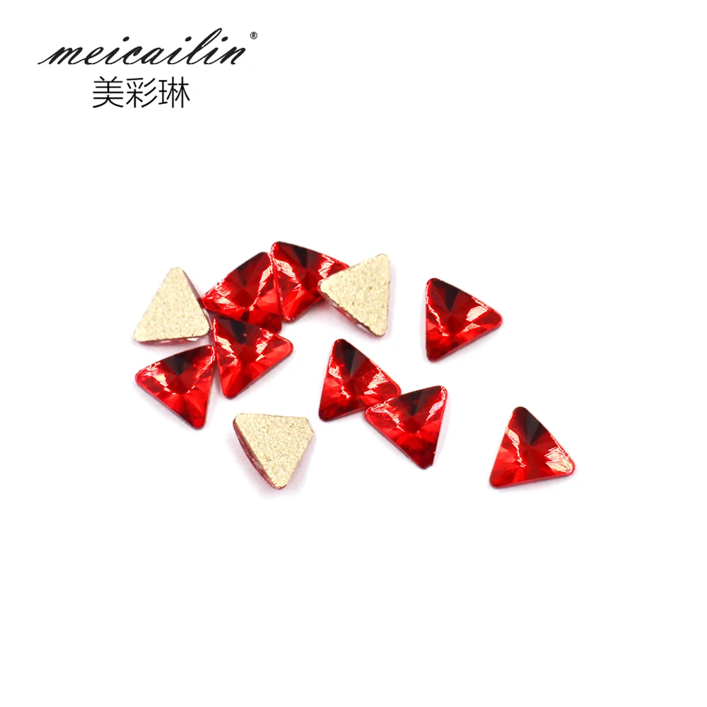 5 шт. AB Горячая фиксация с плоской задней стороной дизайн ногтей 3D красный