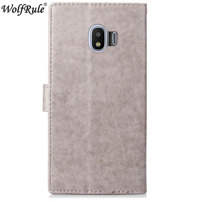 Чехол wolfrole для Samsung Galaxy J2 Pro 2018 чехол с откидной крышкой из искусственной кожи +