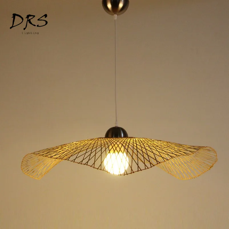 

Southeast Asia Art Chandelier Creative Restaurant Tea Room Decor Luminaire Ring Chandelier Lighting Modern Simple Hanging Lamp
