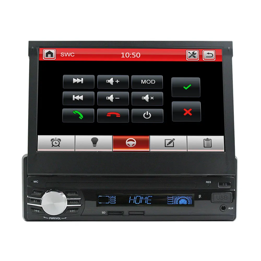Новый автомобильный DAB радио 1din стерео 7 &quotемкостный сенсорный Авторадио Bluetooth/DAB