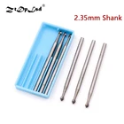 1,0-2,3 мм прецизионный вольфрамовый Карбид роторные заусенцы Фрезерный резак персиковый тип Нож для резьбы сверло с Escareador Cone