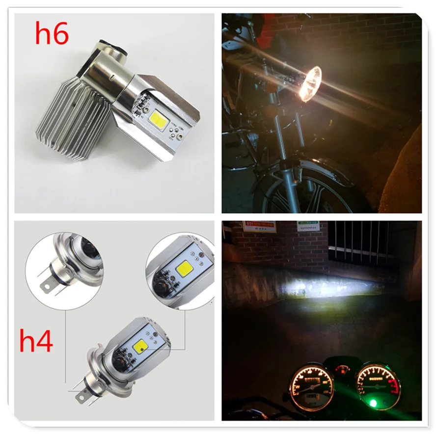 

Светодиодная мотоциклетная лампа H6 h4 6000k светильник ATV Ducati Panigale 1199 S, триколор 1299 R 899 959