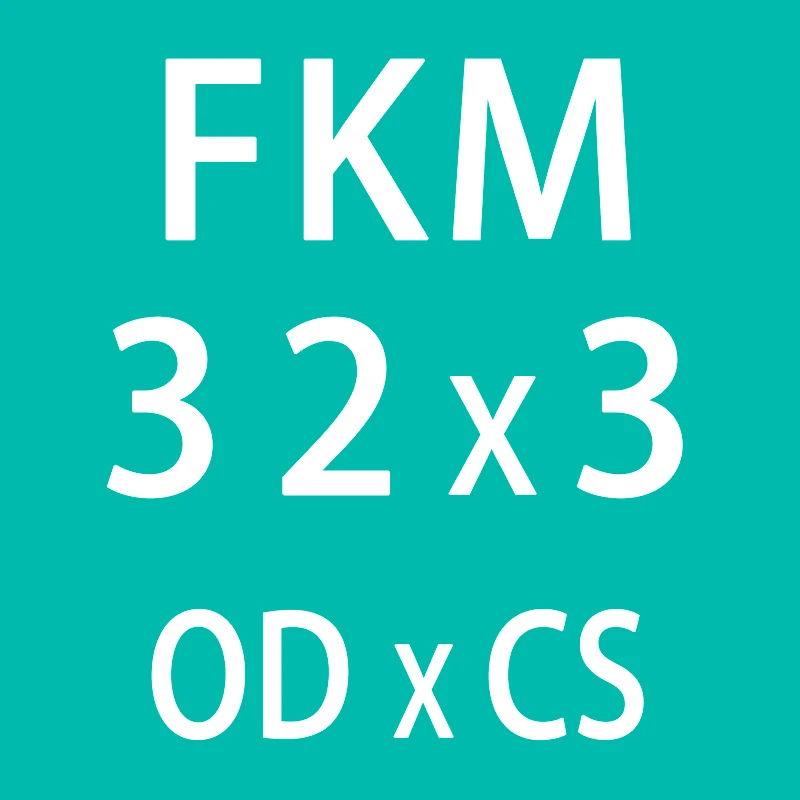 5 шт./лот резиновое кольцо зеленый FKM уплотнительное кольцо OD31/32/33/34/35/36/37/38/39/40*3 мм Толщина уплотнительное кольцо масляное кольцо прокладки, шайбы - Цвет: OD32mm