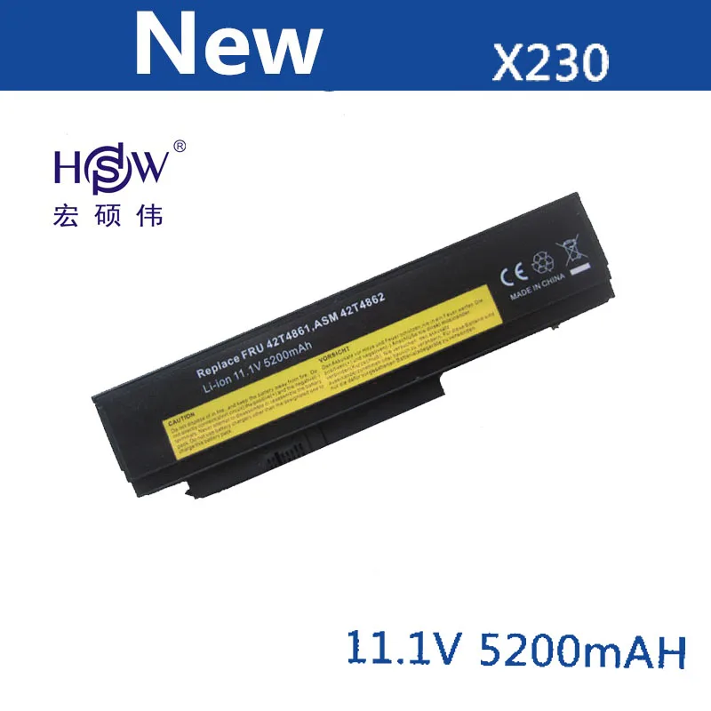HSW Аккумулятор для ноутбука lenovo thinkpad X230 X230I батареи 0A36281 0A36282 42T4863 42Y4834 0A36283 45N1023 45N1022 батарея