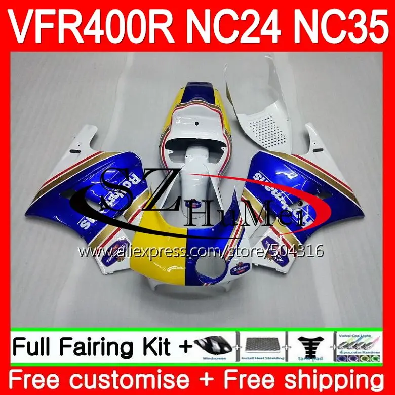 RVF400R Rothmans синий для HONDA VFR400R RR NC24 87 88 94 95 96 125SH18 NC35 V4 VFR 400R 1987 1988 1994 1995 1996