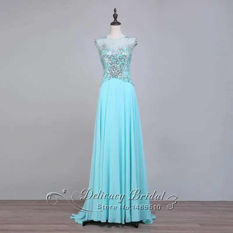 Новая Мода Вышивка Кружева С Коротким Рукавом Длиной до пола Формальное Вечернее