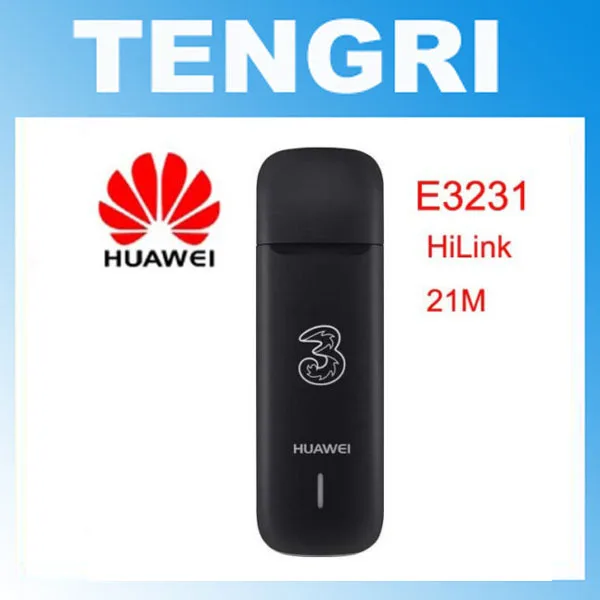 Оригинальный разблокированный HUAWEI E3231 HSPA + 3G 21 Мбит/с HiLink USB Модем WCDMA 2100 МГц |