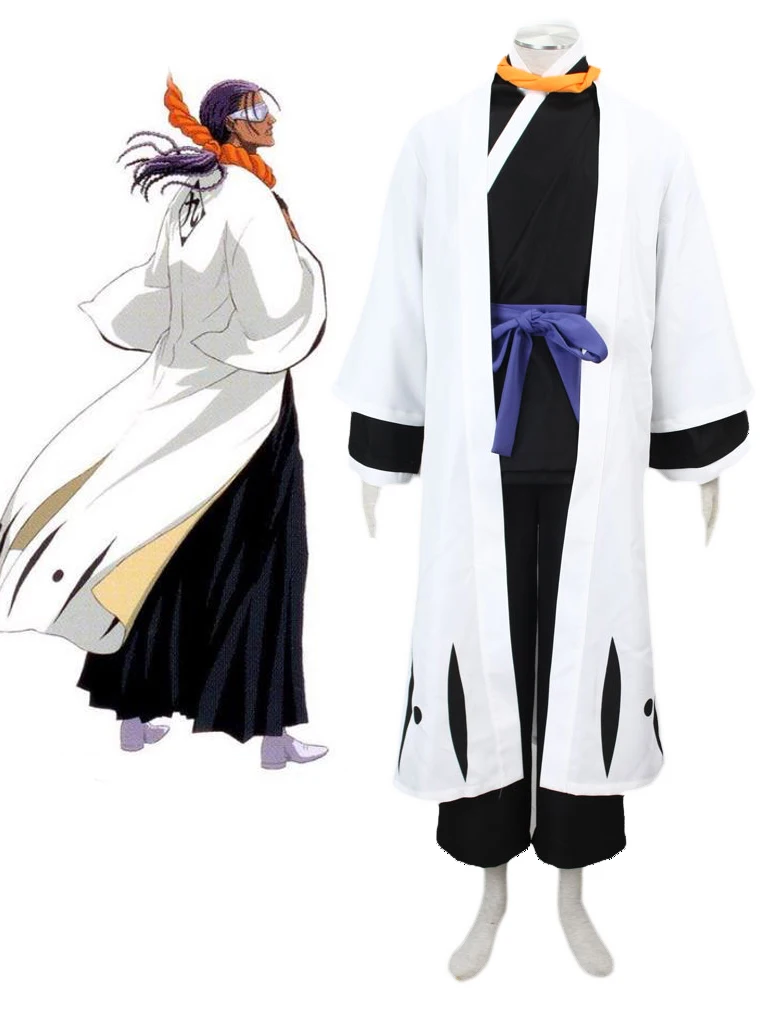 

Японское кимоно Tousen Kaname Cos для косплея мужчин и женщин, костюм капитана девяой команды для Хэллоуина