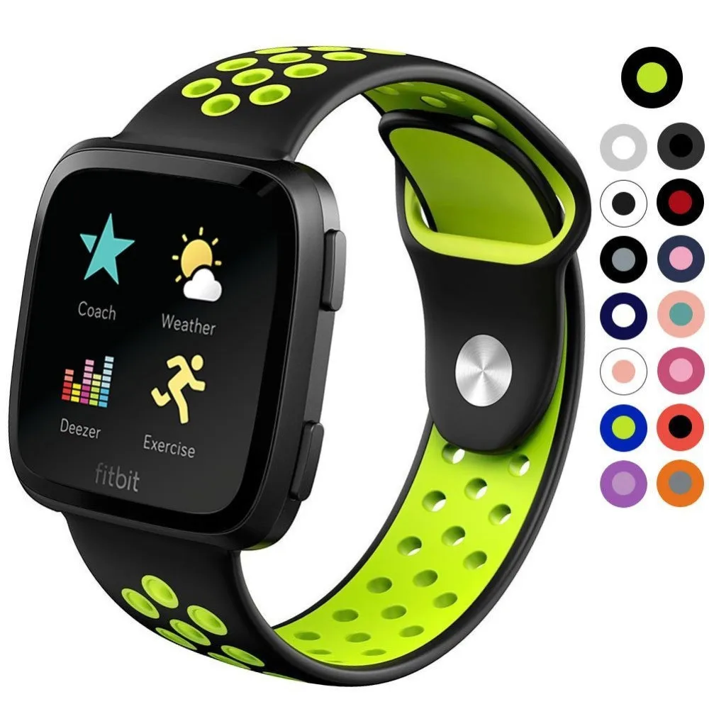 Ремешок для спортивных часов для fitbit versa band correa силиконовый браслет наручный браслет ремешок для ремня fitbit наручные часы аксессуары