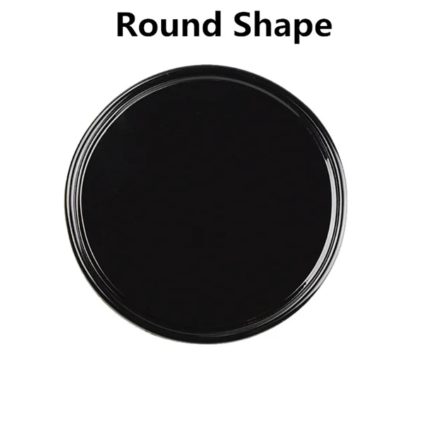 round black Практичная Волшебная наклейка-держатель, нескользящая гелевая накладка, Силиконовая накладка, Нескользящая липкая резиновая Автомобильная Подставка для телефона, настенный держатель, универсальный - Цвет: round black