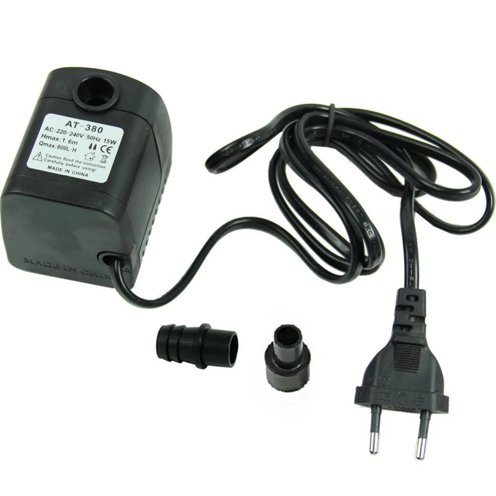 E74 220V 15W 800L/H погружной фонтанный воздушный аквариумный водяной насос с