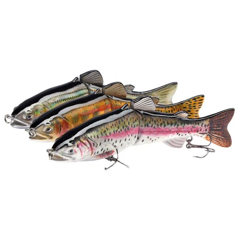 SwimTrout (BGR) Bassdash Swimbaits Crankbaits Glide твердые приманки приманка для форели для пресной воды морской окунь большая игра рыбалка, 3-Pack, 18,3 см/65,2 г - Цвет: SwimTrout (BGR)