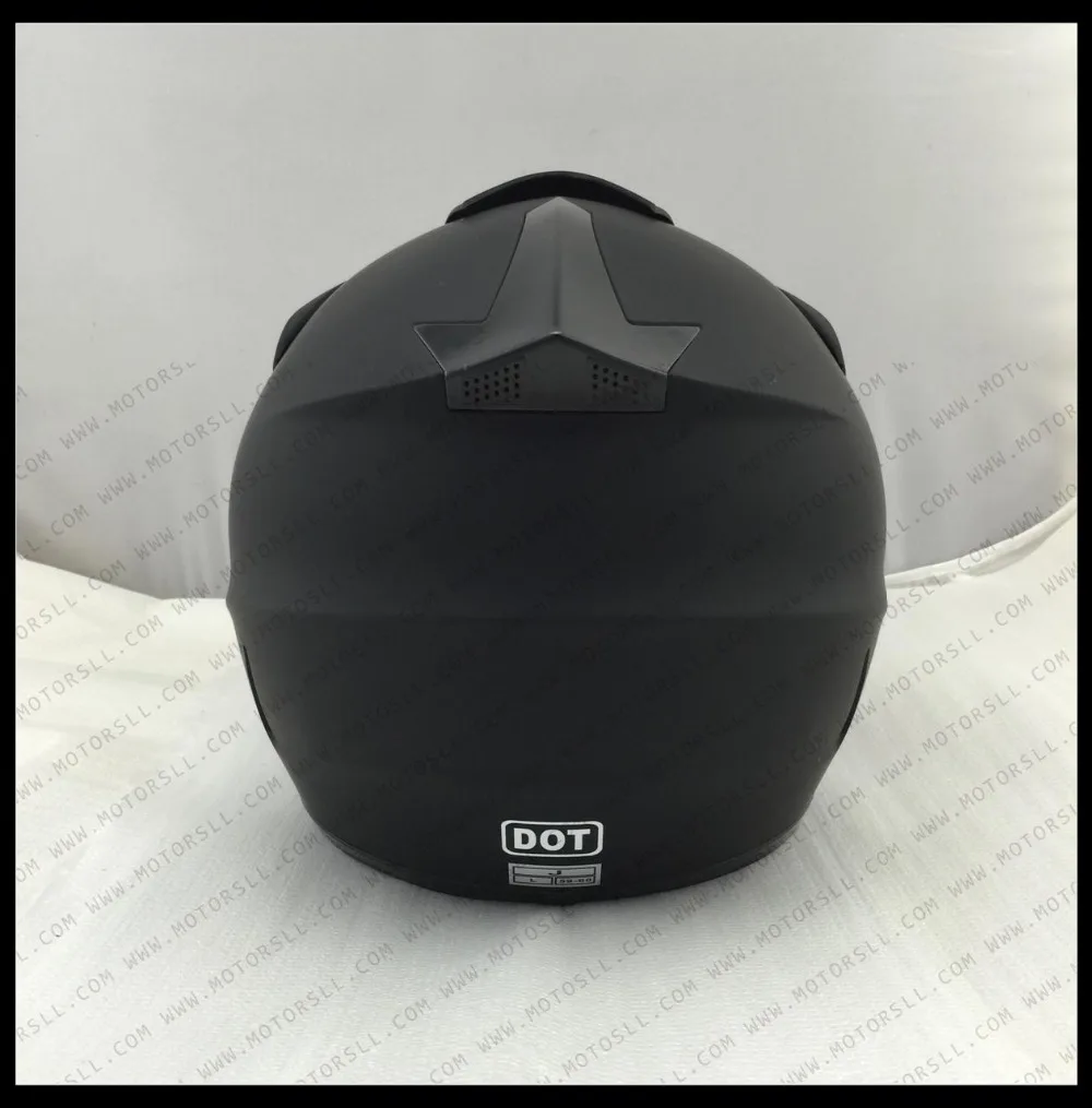 Мотоциклетный шлем для гоночного использования ABS Матовый Черный мотоцикл