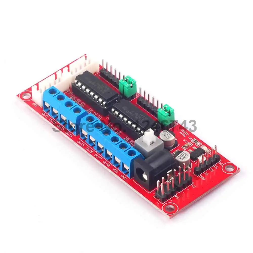 Модуль привода двигателя постоянного тока 1 шт./4WD Car / L293D модуль для Arduino Smart Robot|motor