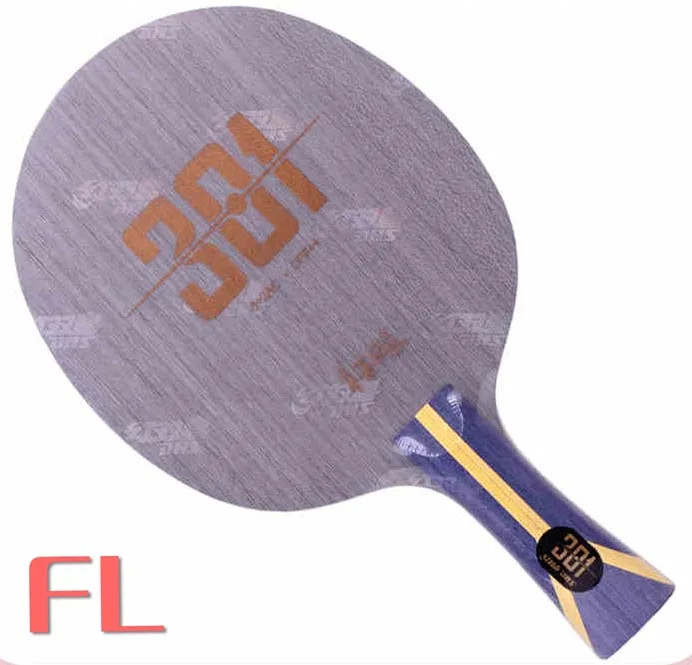 FL long handle DHS Hurricane 301(H301) лезвие для настольного тенниса(для Китая T.T. Команда) арилат углерода ALC ракетки пинг понг летучая мышь весло - Цвет: FL long handle