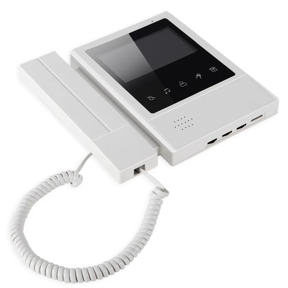 Yobang Security Visual Home Video Intercom 4.3&quotInch Color Indoor Monitor IR Camera Partment Door Phone For System | Безопасность и