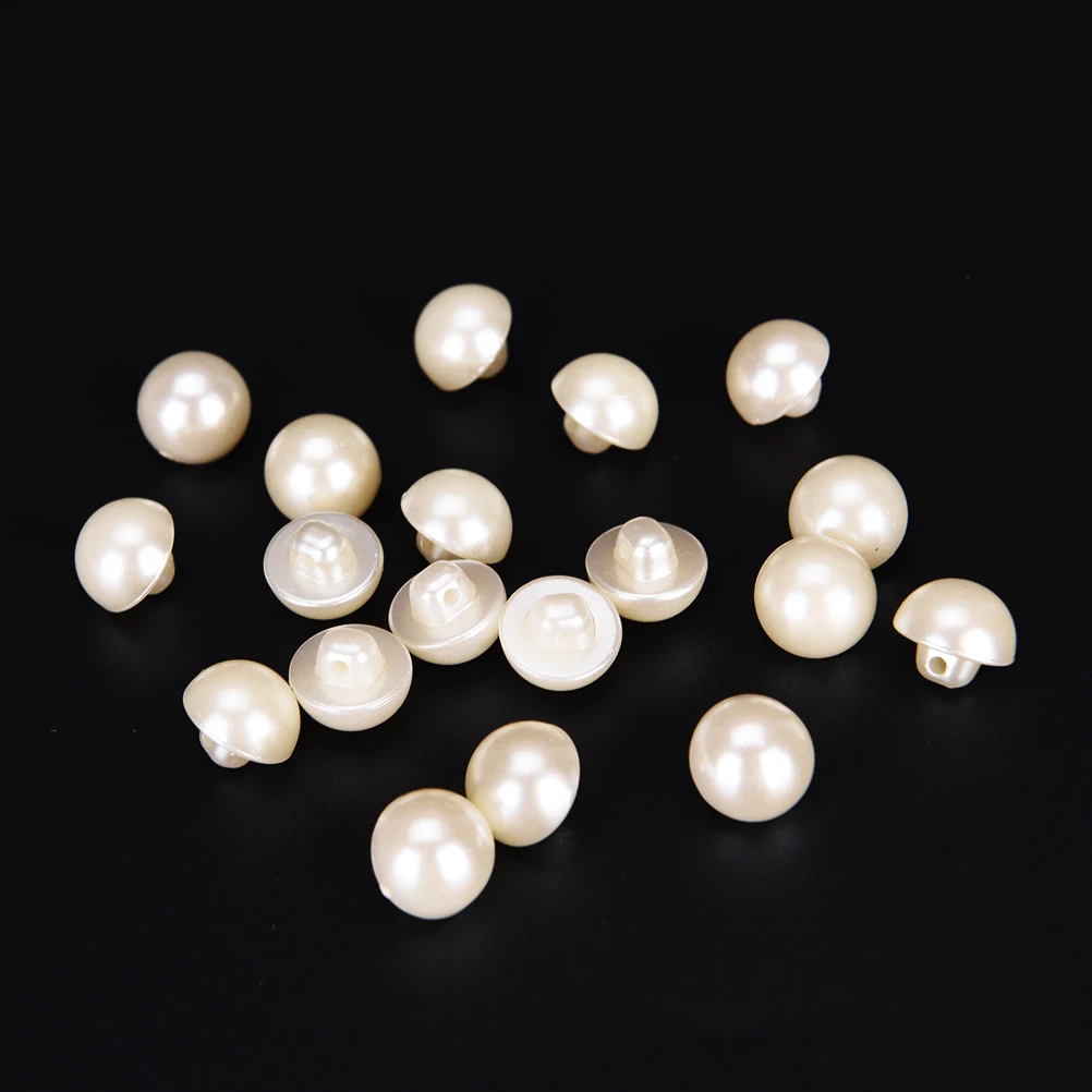 10/20PCS 9/10/11.5/12.5/15mm Round Sewing Buttons Pearl Clothing Accessories Scrapbooking DIY Material | Дом и сад