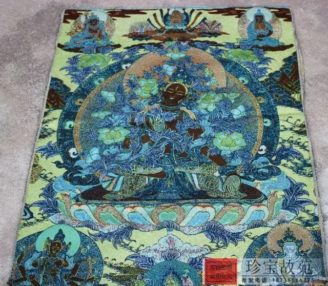 Chinese Boutique collection the Thangka embroidery buddha diagram | Дом и сад