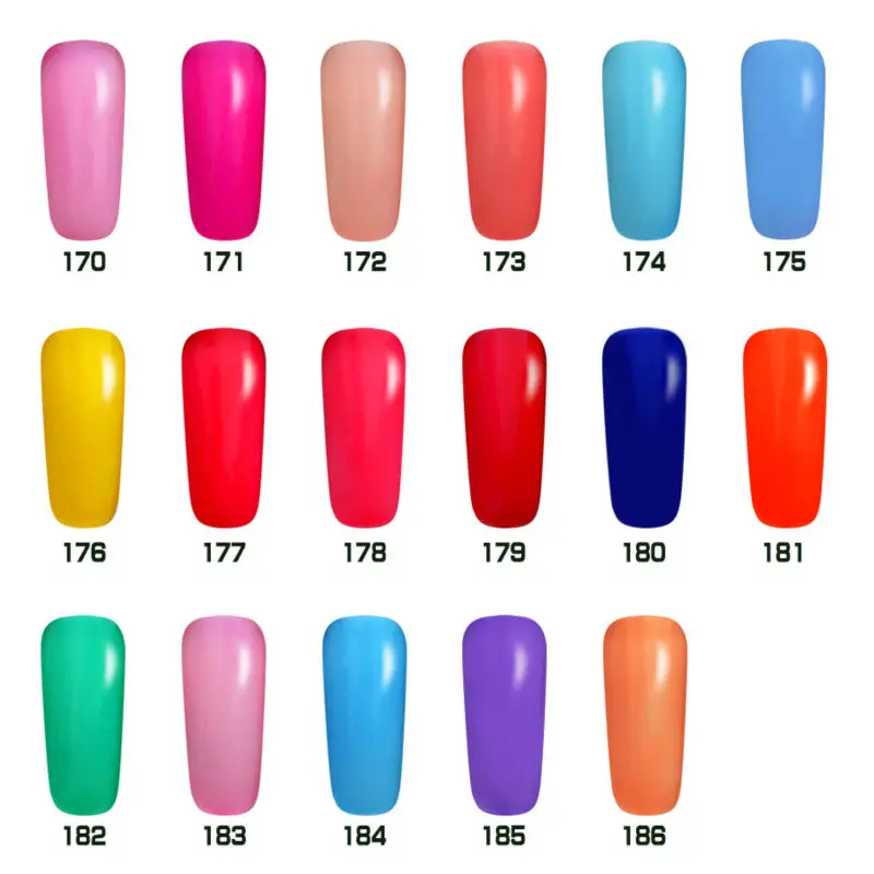 Новый летний свет Цвет УФ гель Лак для ногтей 15 мл Lucky Праймеры GelPolish праздник лак