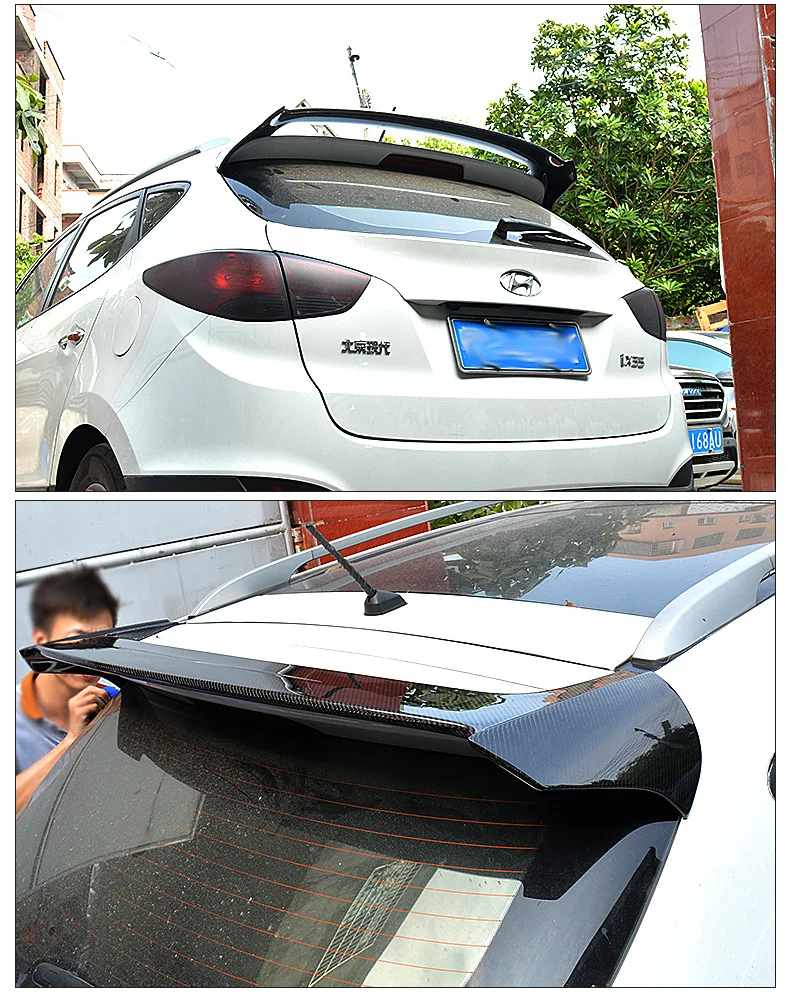 Подходит для Hyundai IX35 задний спойлер из углеродного волокна|carbon fiber rear spoiler|rear