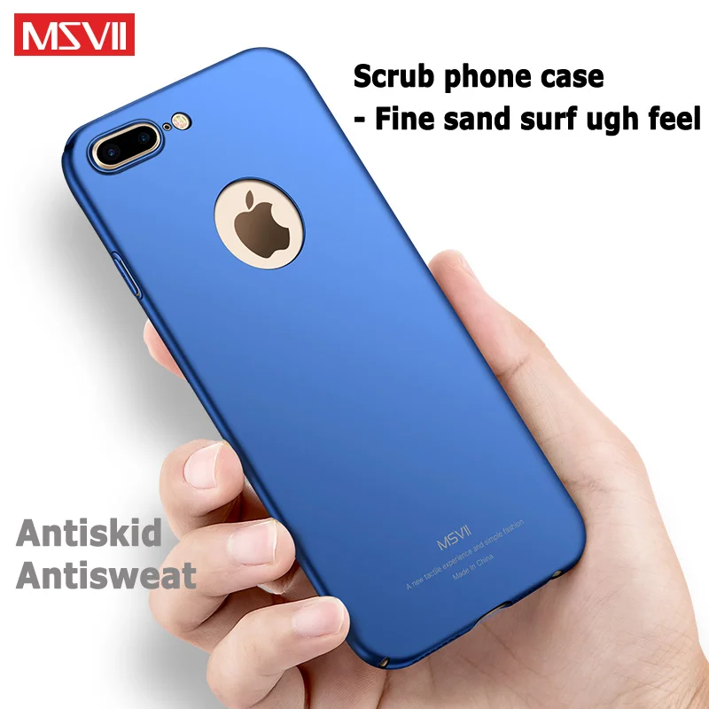 MSVII чехол для iPhone 7 Plus роскошный матовый Apple 8 Жесткий ПК чехлы|for iphone|iphone covercase cover |
