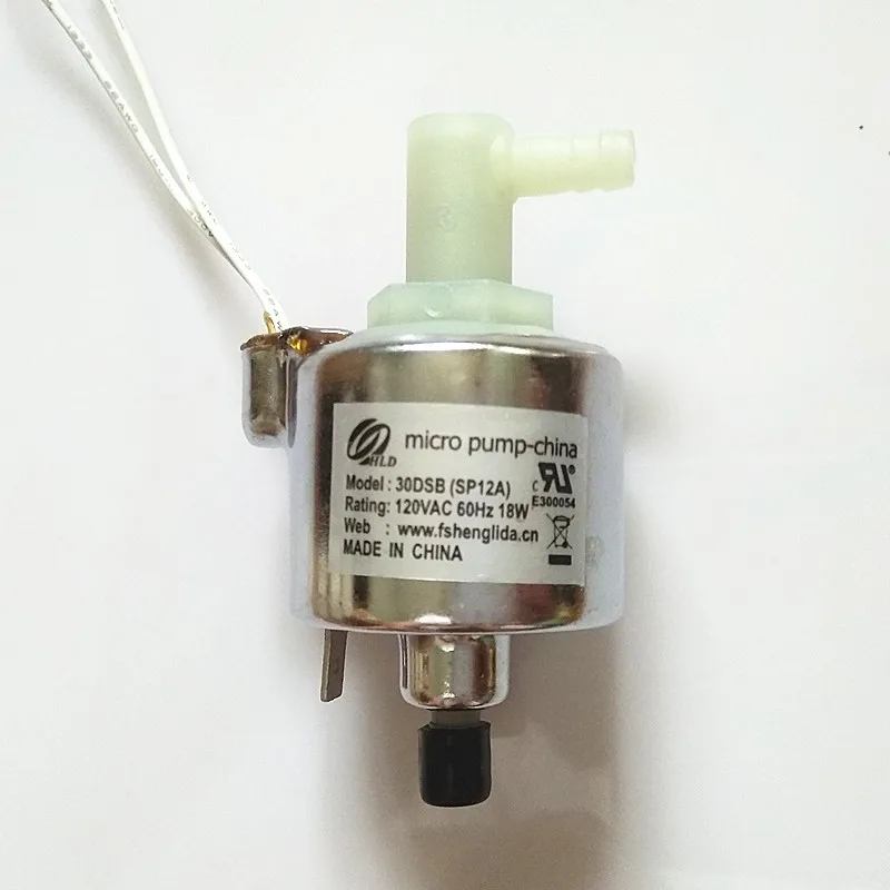 30DCB (SP12A) пароочиститель электромагнитный насос напряжение 120VAC 60Hz/AC220V 50Hz мощность
