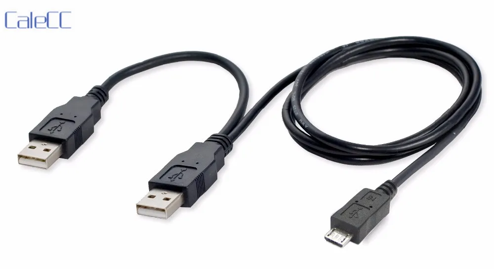 Кабель Micro USB 5pin на два типа Y кабель Шнур для 2 5 &quotмобильного жесткого
