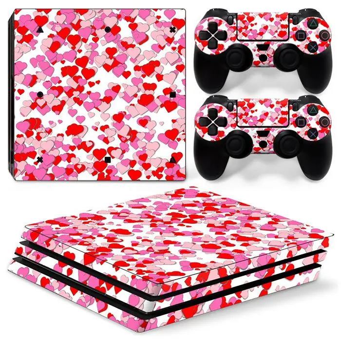 Красочные виниловые наклейки для PS4 Pro консоли+ 2 контроллера кожи наклейки для sony Playstation 4 Pro Аксессуары для игр