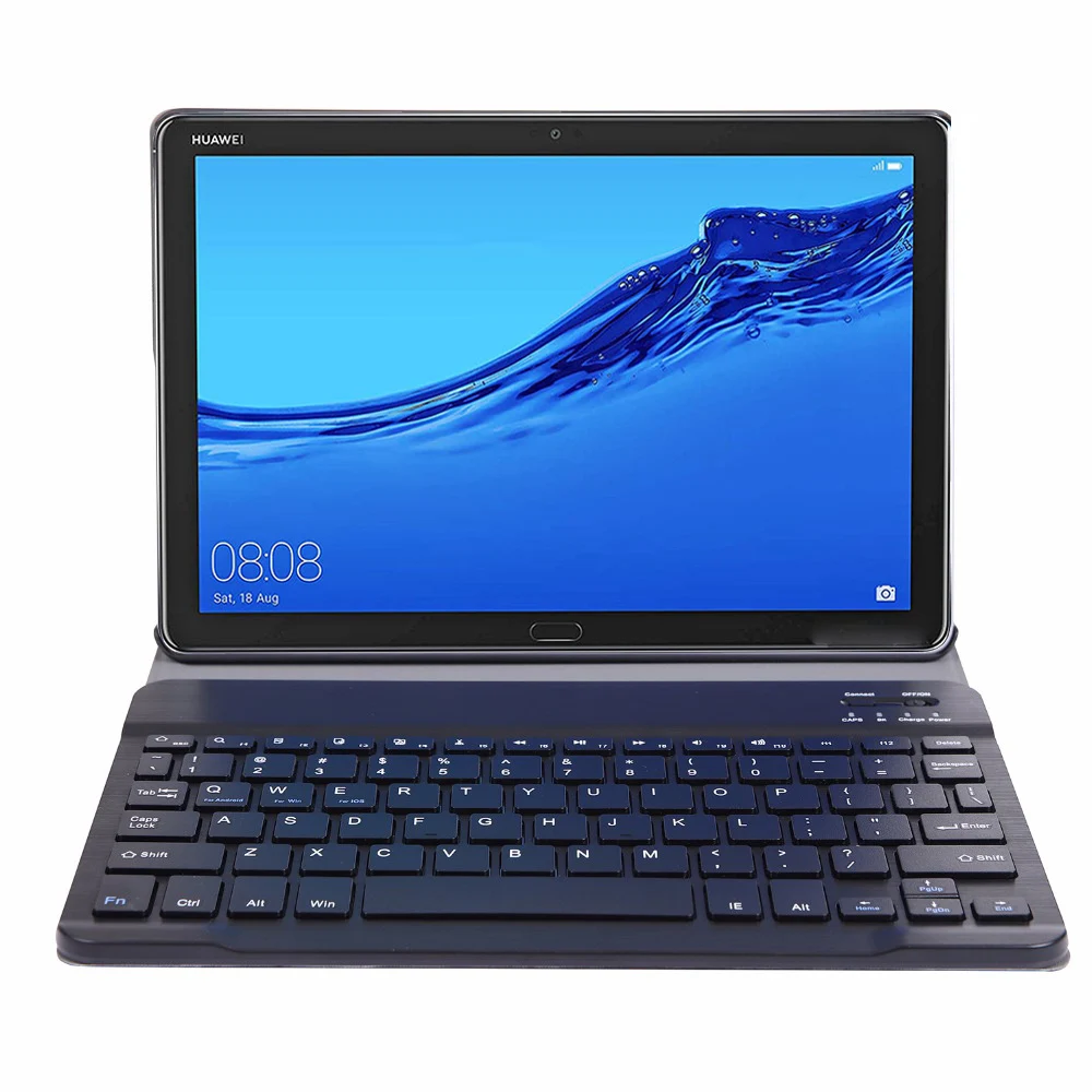 Bluetooth клавиатура чехол для Huawei Mediapad M5 Lite 10 1 BAH2-W09 BAH2-L09 планшет