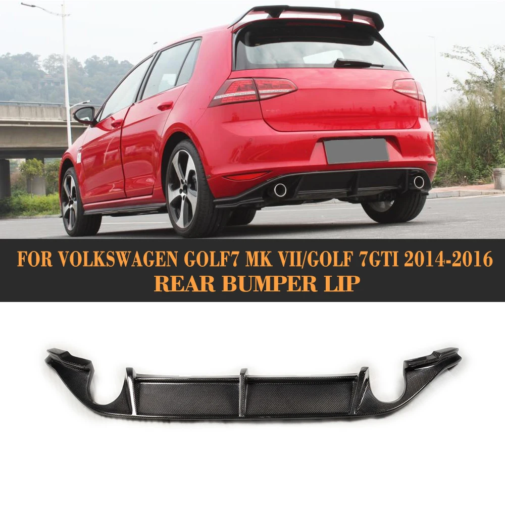 Автомобильный задний бампер из углеродного волокна диффузор спойлер для Volkswagen VW