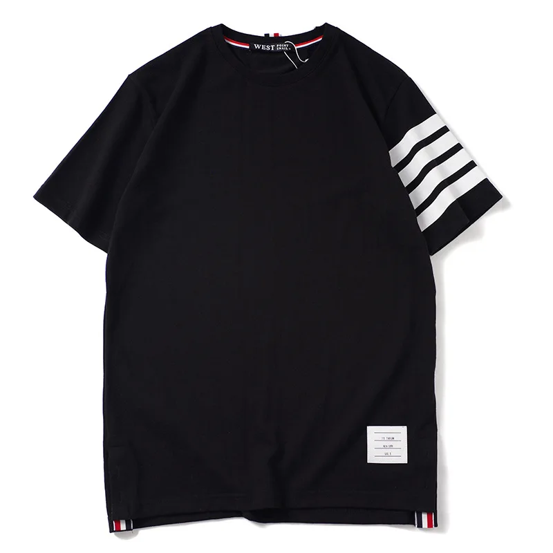 

New 2021 parkour Punk High unisex Fashion T Shirts Classic stripe T-Shirt Hip Hop Skateboard Street Cotton T-Shirts Tee Top L28