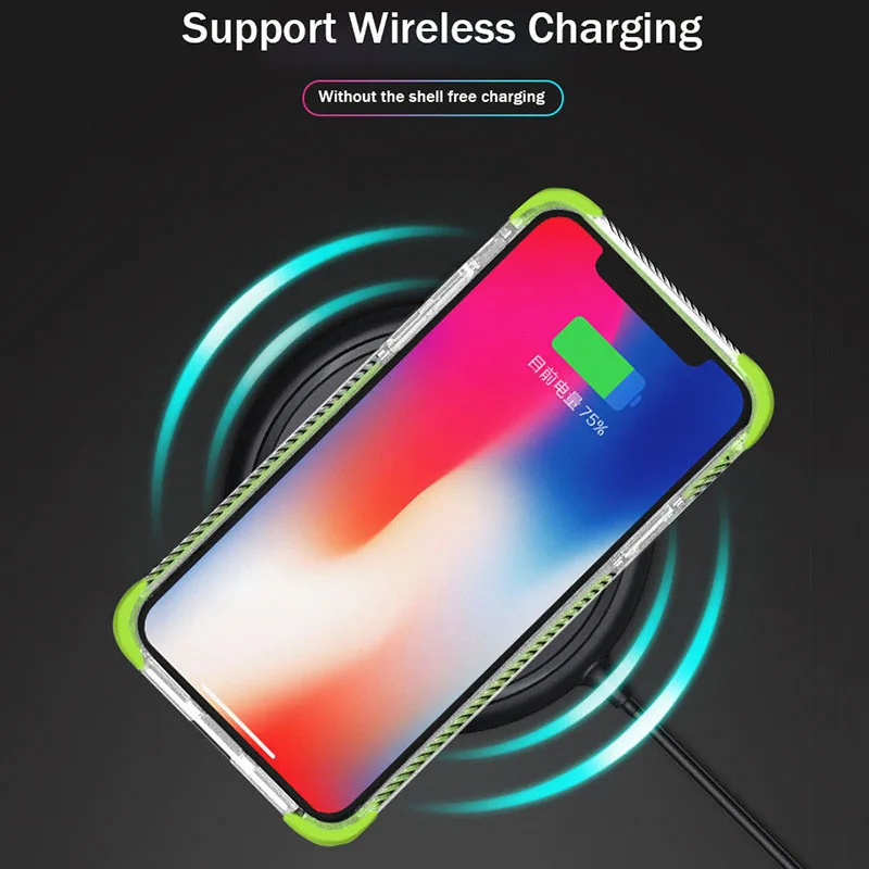 Сверхмощный Гибридный двухслойный противоударный чехол 2 в 1 для iPhone 11 Pro Max XS XR X 8 7
