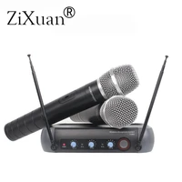 professional v900 wireless microphone 2 channels mixing function ktv wireless microphone home for karaoke system microphone