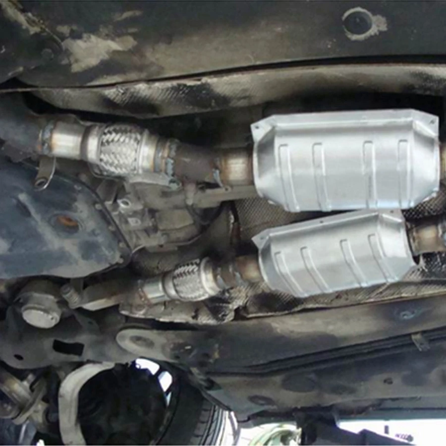 1 5 &quotАвтомобильная выхлопная Гибкая Труба Двойная оплетка 304 нержавеющая сталь