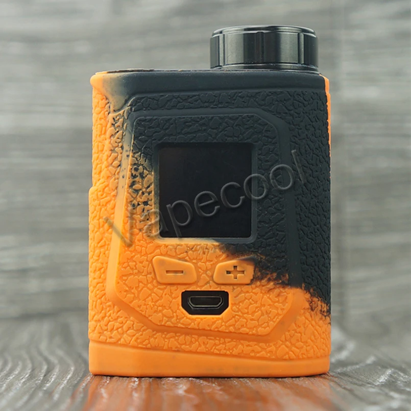 2 шт IJOY CAPO 100 мод силиконовый чехол-накладка с наклейкой на кожу, нескользящий толстый чехол для Vape mod CAPO 100 w 21700 mod Shield